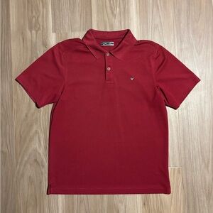 Callaway Men's Red Polo Golf Shirt